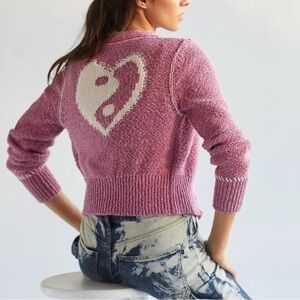 Yin Yang Knit Sweater - Pink